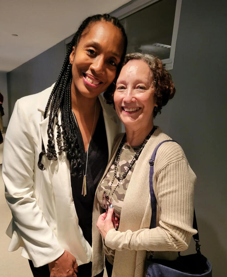 With Francesca Harper, Artistic Director of Ailey II