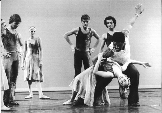 Graciela dancing with Alvin Ailey