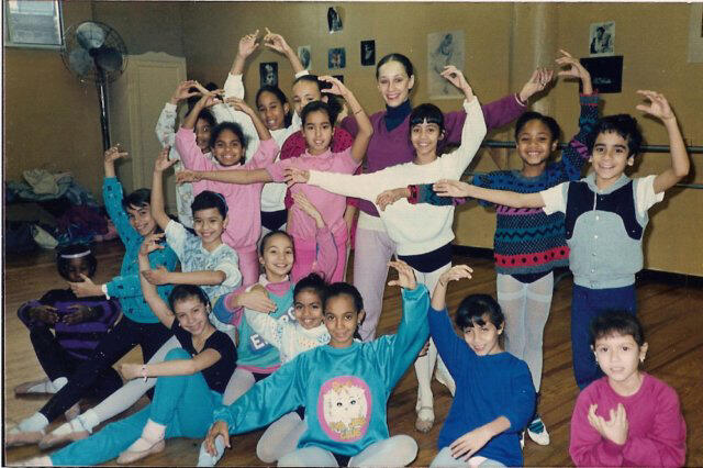 Graciela Teaching at the Bronx Dance Theater in 1985.