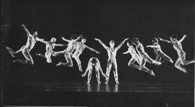 Bat-Sheva Dance Company: Graciela (far right) performing Mark Morris' "Marble Halls"